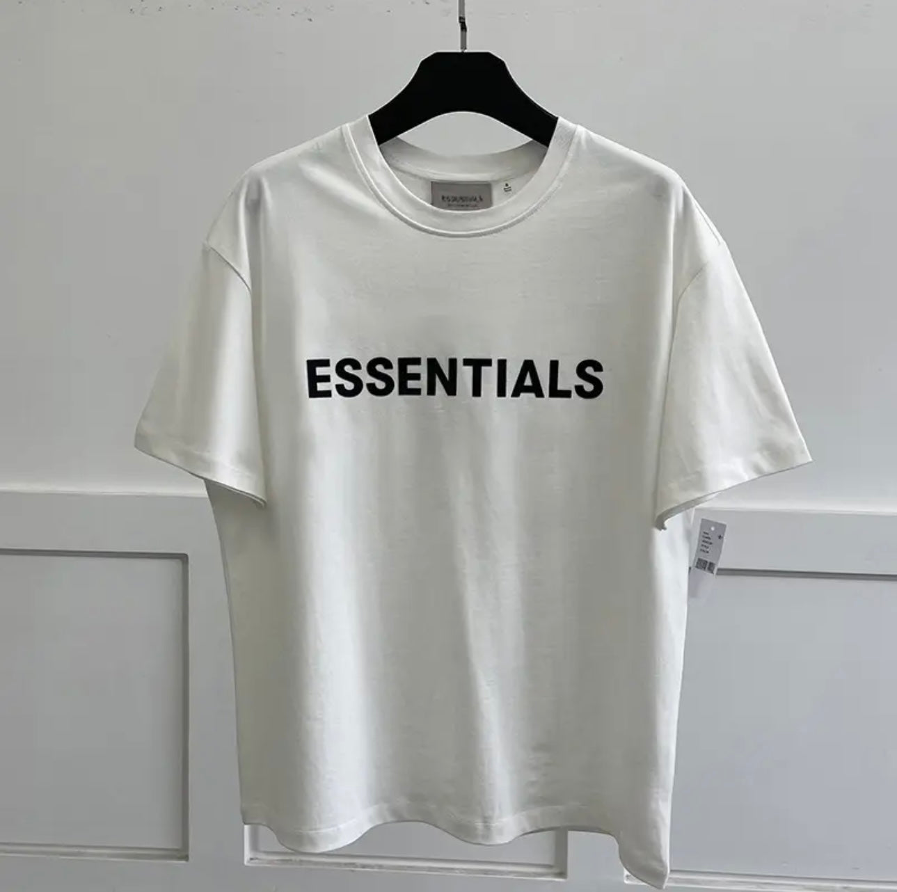 ESSENTIALS Fear of God Men's Short Sleeve Casual Over-Sized T-shirt for Men - Letter Printing Across Chest