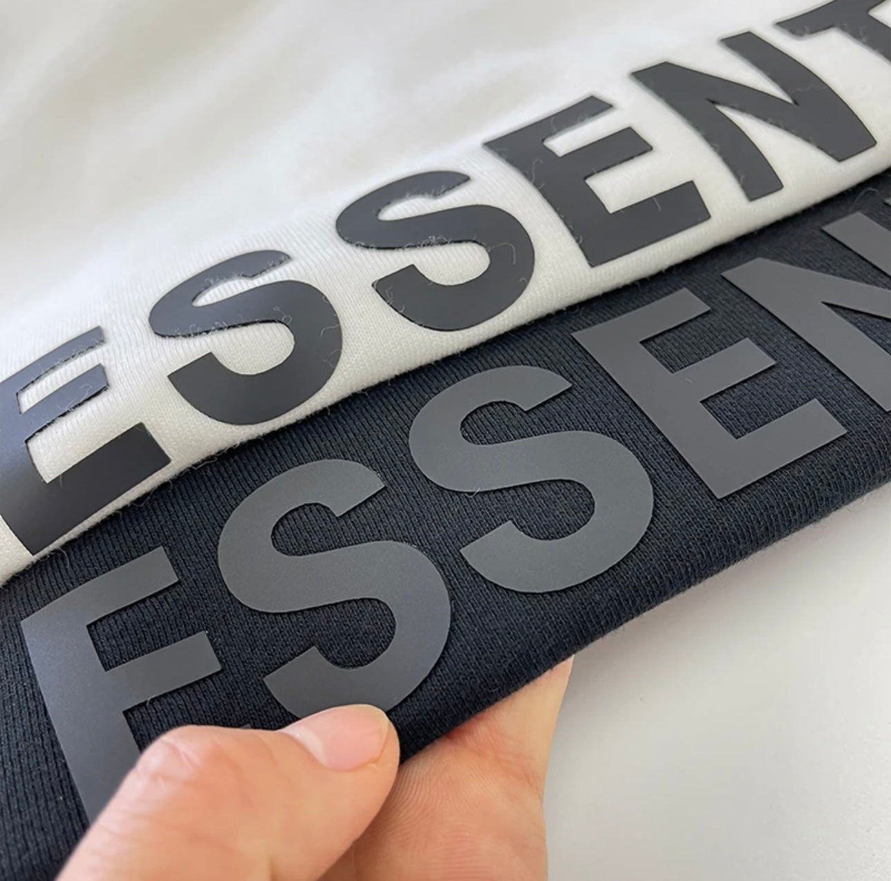 ESSENTIALS Hoodie Sweatshirt with Silica Gel Letter - Oversized Unisex Design