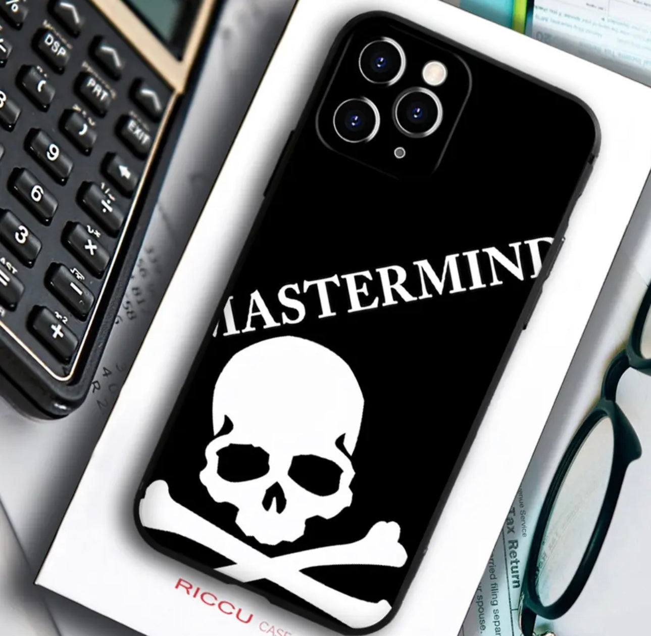 Mastermind Skull Phone Case For iPhone 14 12 11 13 and Pro Max
