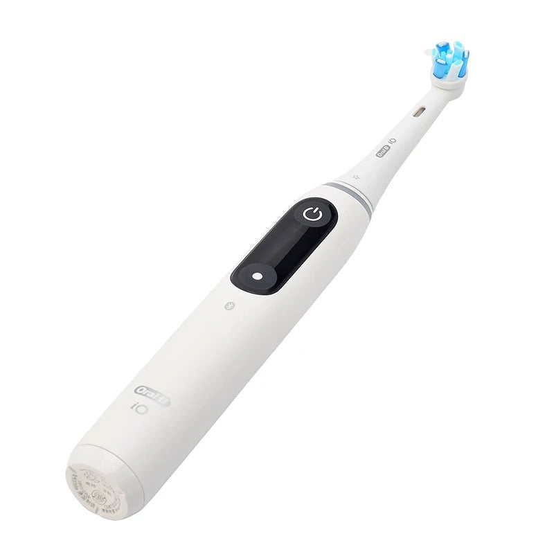 Oral-B iO8 Braun Bluetooth Smart Electric Toothbrush - White