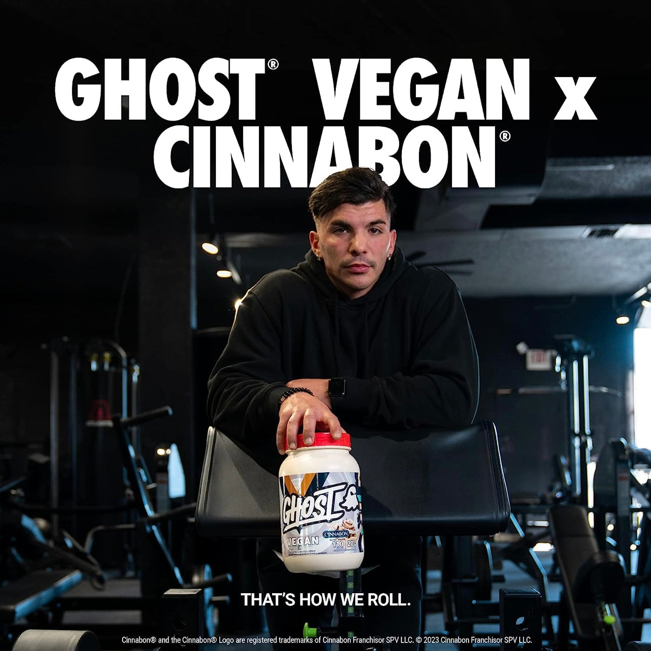 Ghost Vegan Protein Powder - Cinnabon 2lb