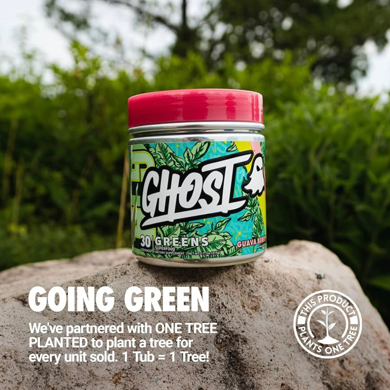 GHOST Greens Superfood Powder, Lime - 30 Servings