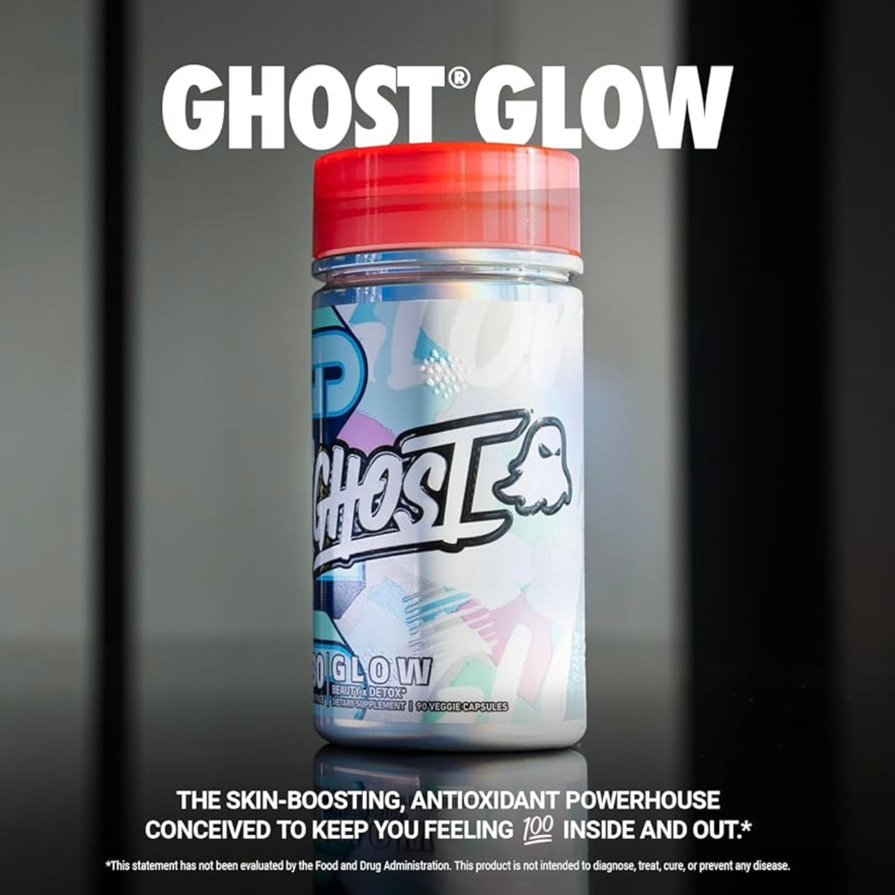GHOST Glow Capsules: Beauty and Detox Supplement - 90 Capsules